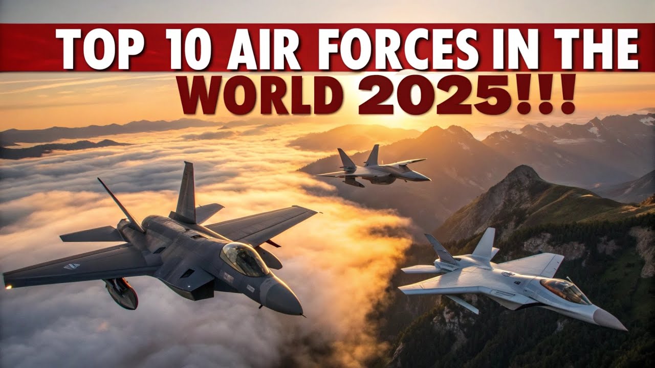 Top 10 Most Powerful Air Forces in the World 2025 | Ranked & Explained