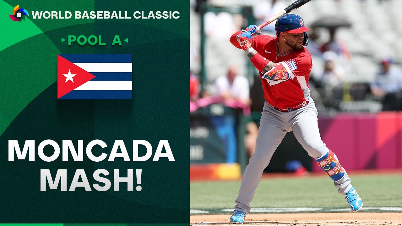 Yo&aacute;n Moncada CRUSHES a two-run homer for Team Cuba! 🇨🇺 | 2026 World Baseball Classic