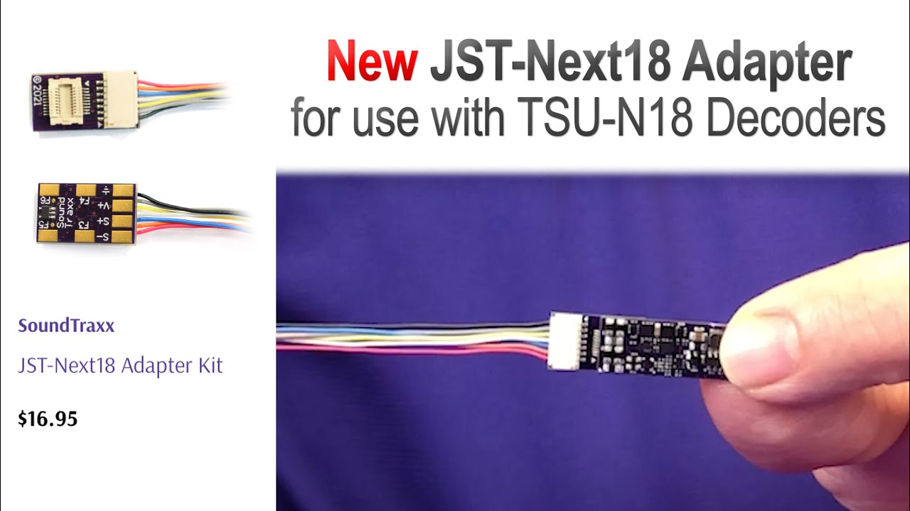New Product: JST-Next18 Adapter Kit