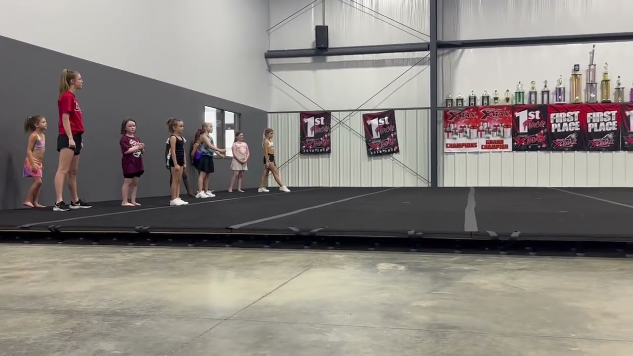 Cole Academy cheer and tumbling camp! 💜🏆👯&zwj;♀️
