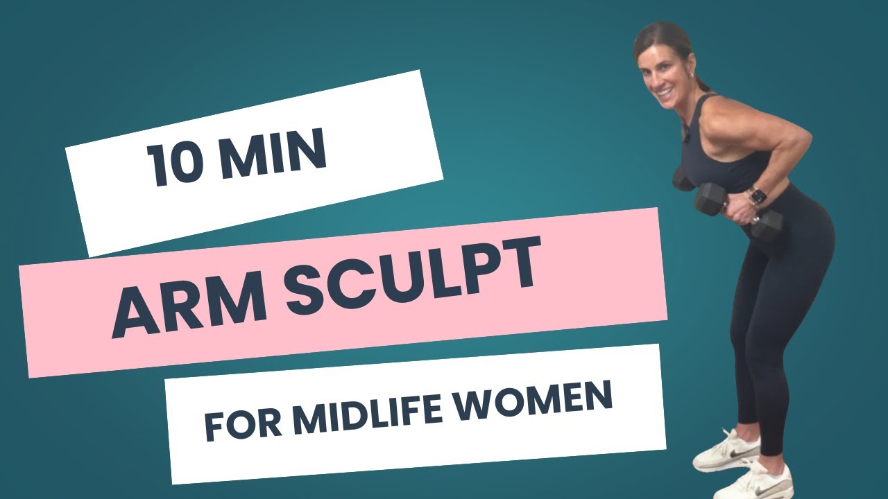 10-Minute Arm Sculpt Workout for Women 40+ | Biceps + Triceps | Midlife Strength Training