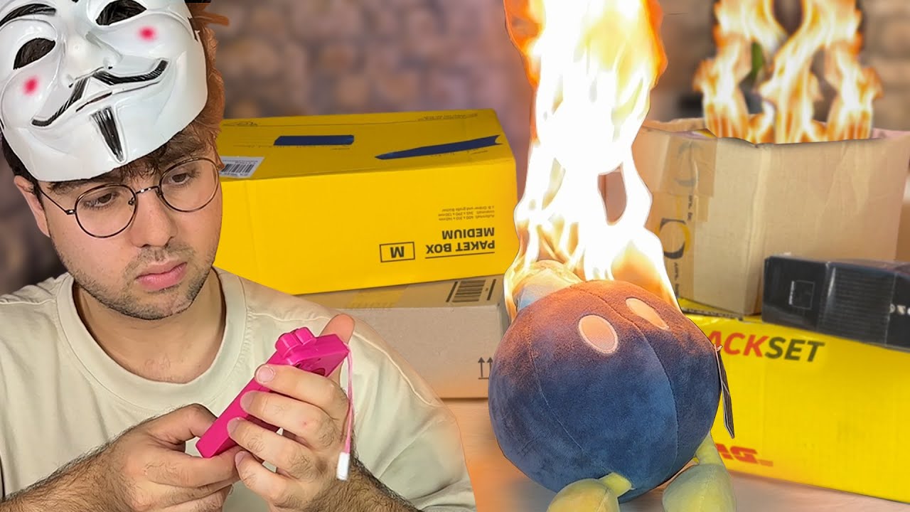 Ich &ouml;ffne Fan Pakete und z&uuml;nde alles an...