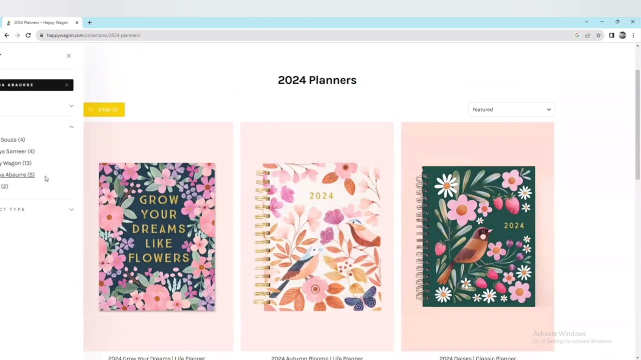 Happy Wagon Planners 2024  l Walkthrough of the Planners