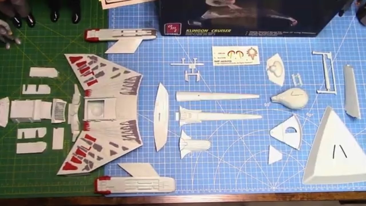 Сборка модели крейсера AMT Klingon в масштабе 1:537 — Часть 1: НАХОДКА!