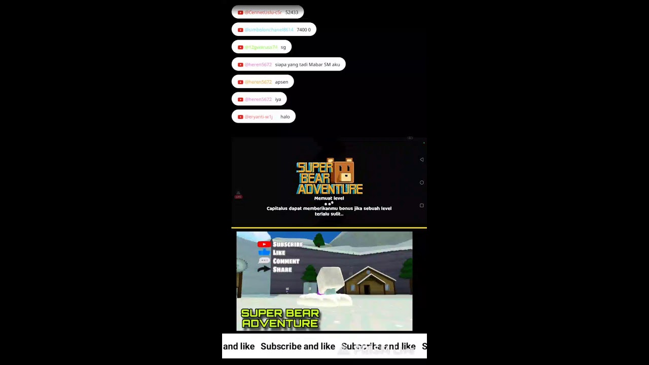 MABAR SBA YOOO! - Super Bear Adventure Live🔴