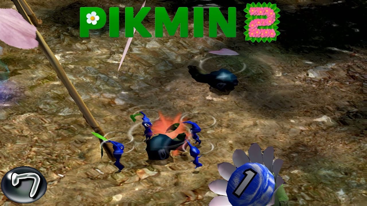 Pikmin 2 HD Часть 7 - Дикая синева