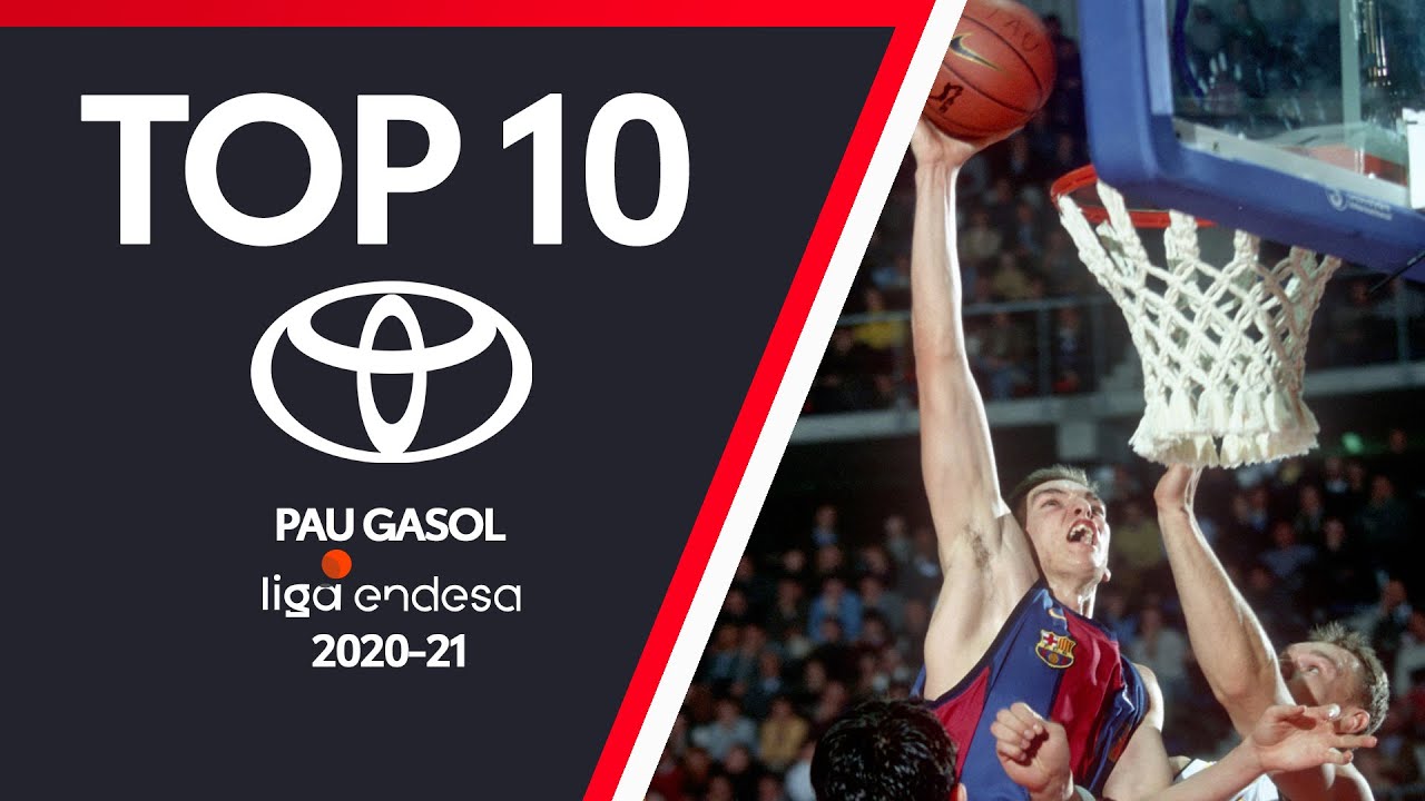 Las mejores jugadas de Pau GASOL en el Top10 Toyota