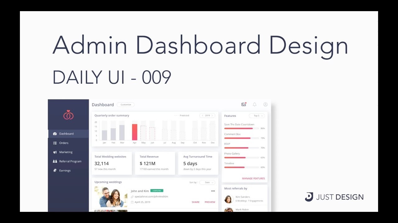 Dashboard Design in Adobe XD