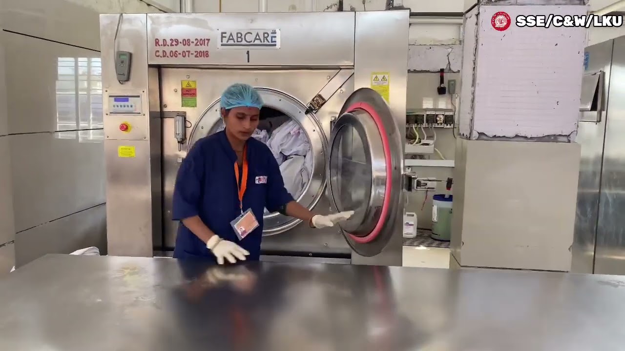 Washing procedure of Linen in Indian Railway