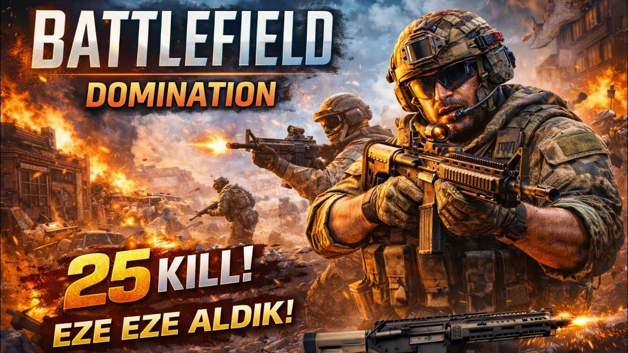 M433 ile Eze Eze 25 Kill | Battlefield 6 Domination 