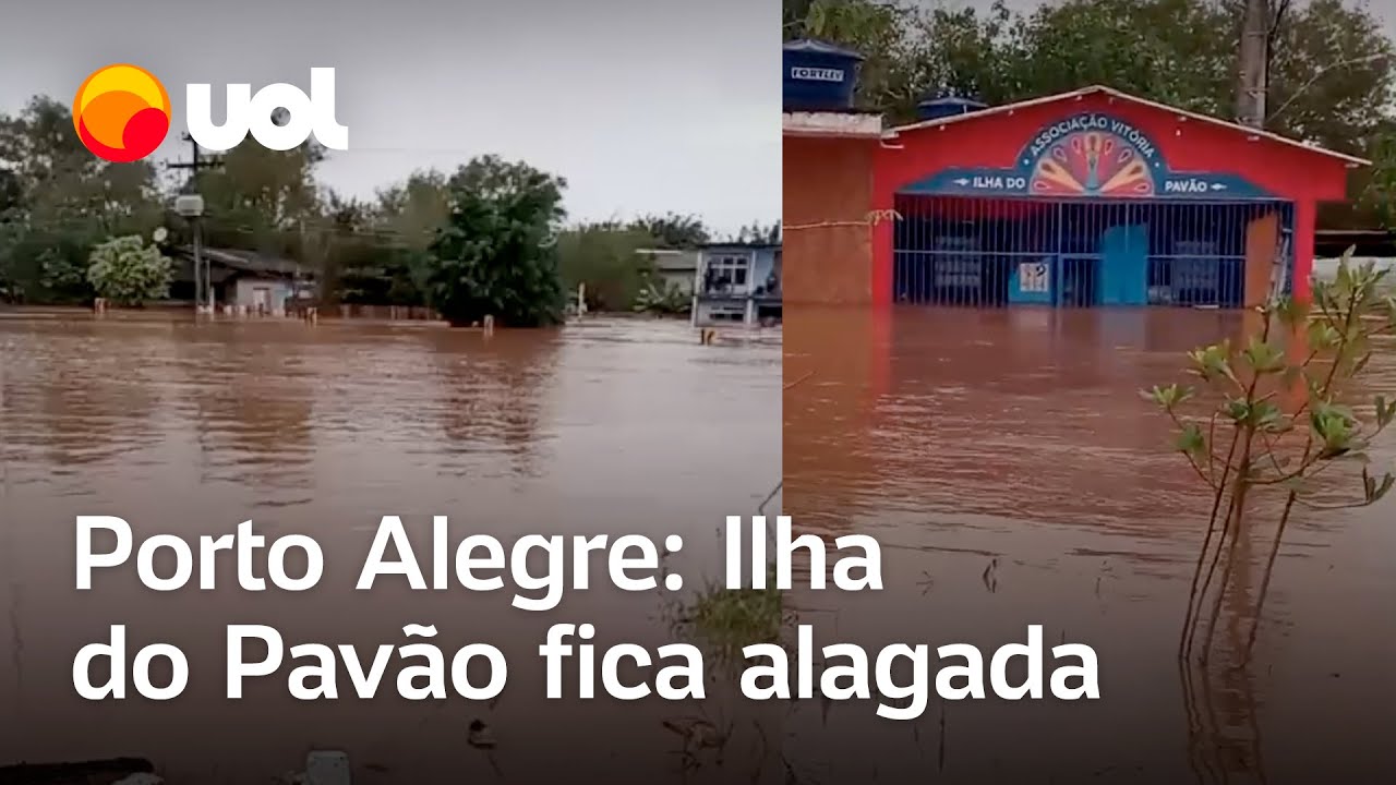 Ilhas de Porto Alegre (RS): Ilha do Pavão fica alagada com água do Guaíba; veja vídeos