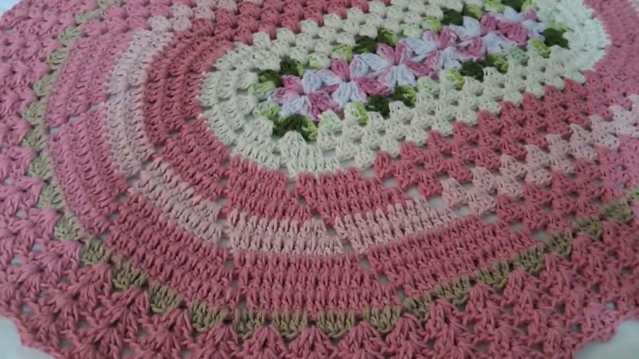Amei essa combinação de cores #viralvideo #crochê