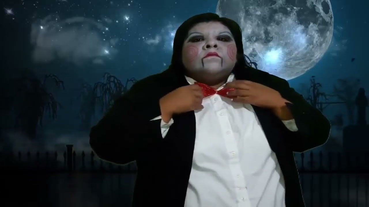 GORY MAQUILLAJE Y DISFRAZ DE SAW HALLOWEEN MAKEUP P3
