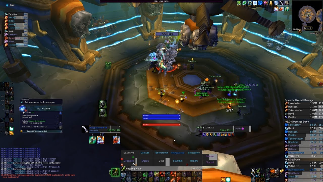World First Gnomeregan - Season of Discovery - Resto Shaman POV - ＜none of the above＞