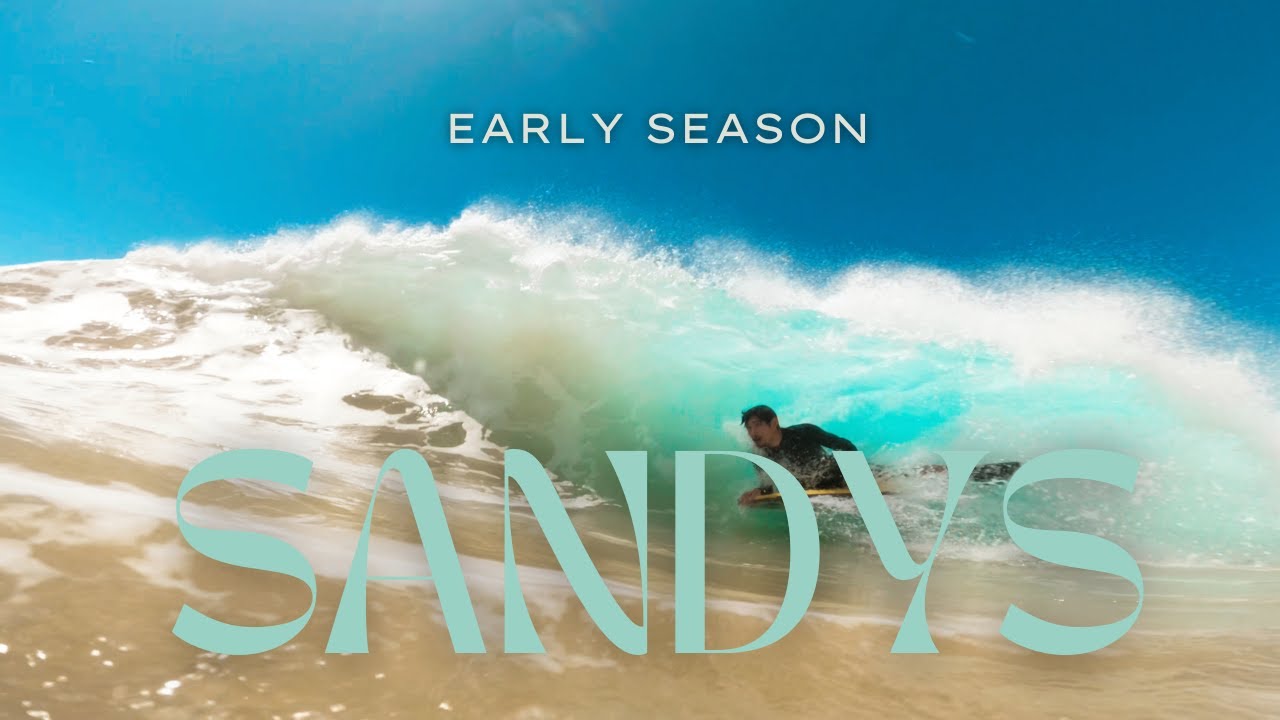 ⚡️Sandy Beach Comes Back to Life | 2025 Early Season Surf with GoPro 13 ND Magic⚡️