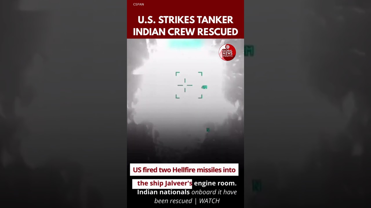 U.S. Releases Footage of Strike on MT Jalveer Off Oman Coast