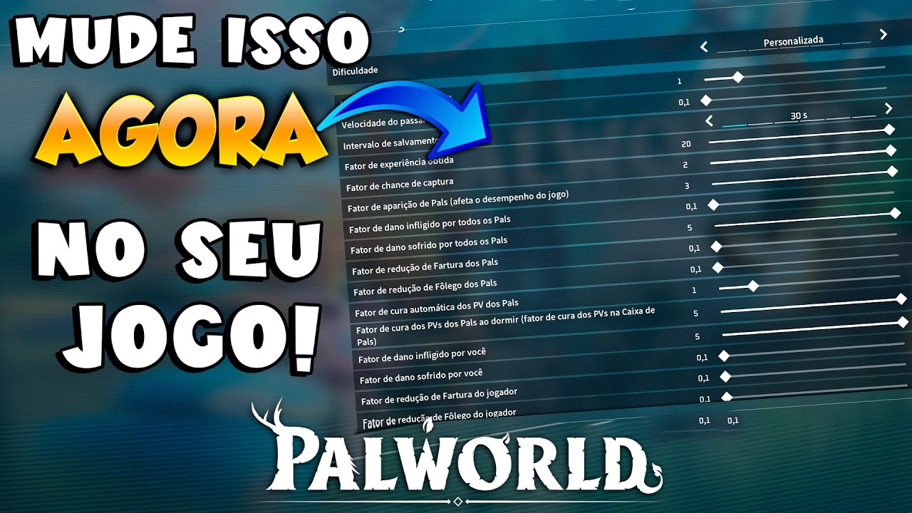 Mude estas configura&ccedil;&otilde;es agora no seu jogo! - PALWORLD