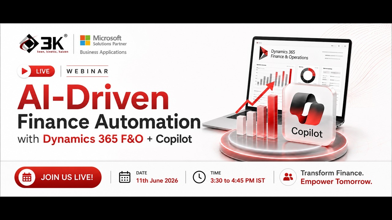 AI-Driven Finance Automation with Microsoft Dynamics 365 F&O + Copilot | Webinar 2026