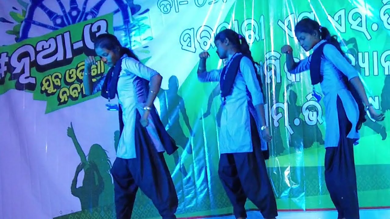 Juba Odisha Nabin Odisha Program | MV-79 Science College Girls Traditional Dance Performance