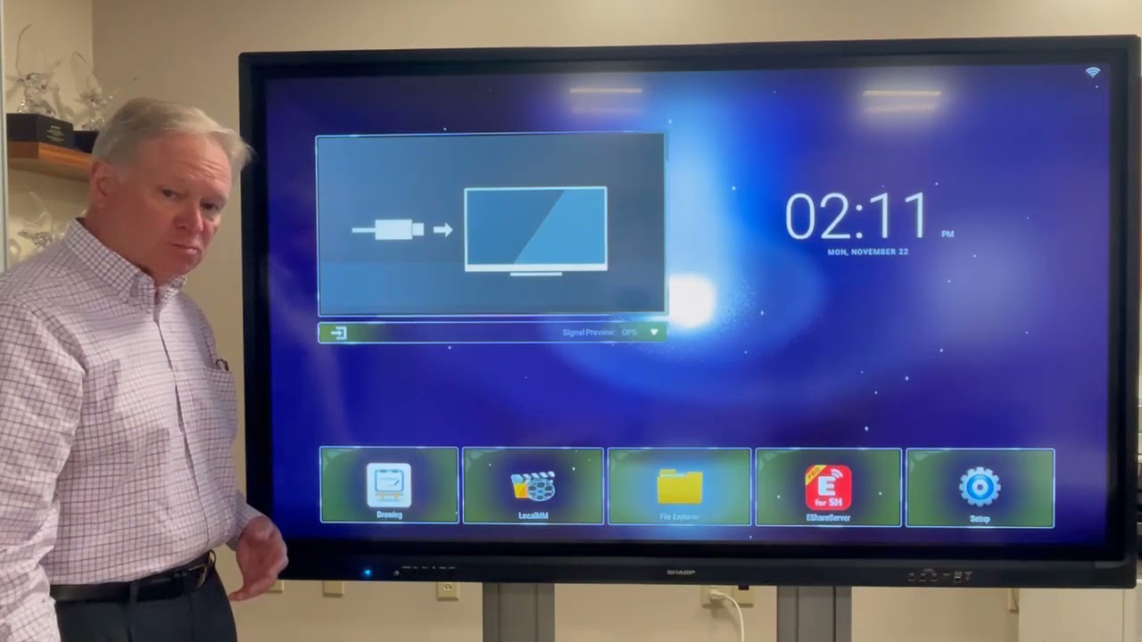 Sharp PN CE701H basic operation and features