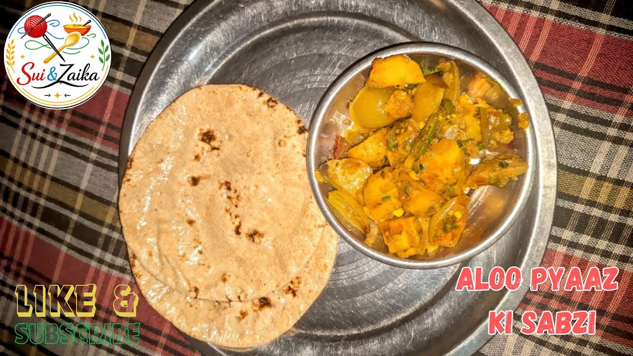 aloo pyaaz ki sabzi | rajasthani dish