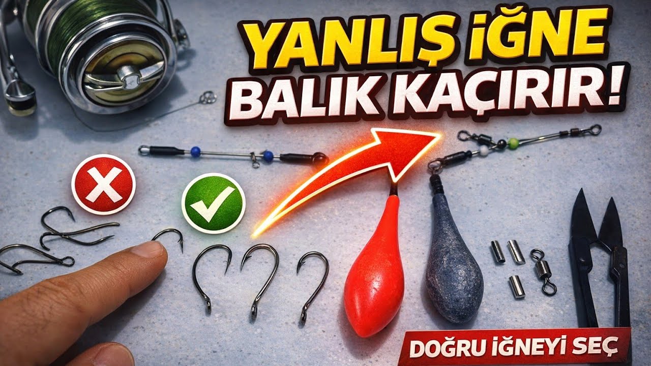 Doğru Balık İğnesi Seçimi ile Avınız Katlanacak! İşte Bilmeniz Gerekenler