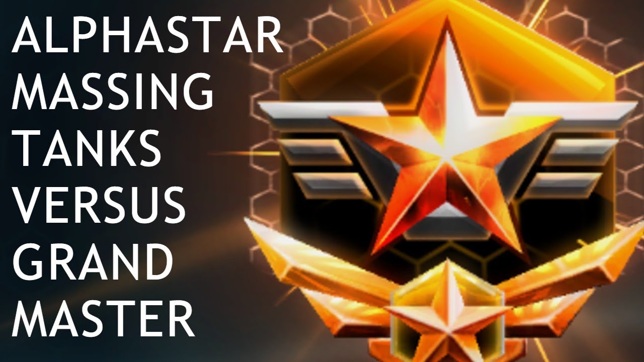 ALPHASTAR massing TANKS versus GrandMaster