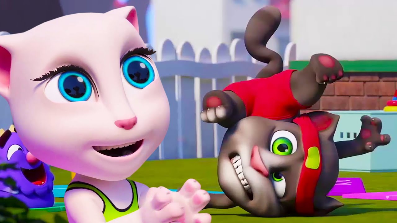 Talking Tom ⭐  Tom Tentando Ser Zen ⭐  Desenhos Animados Engraçados Para Crianças