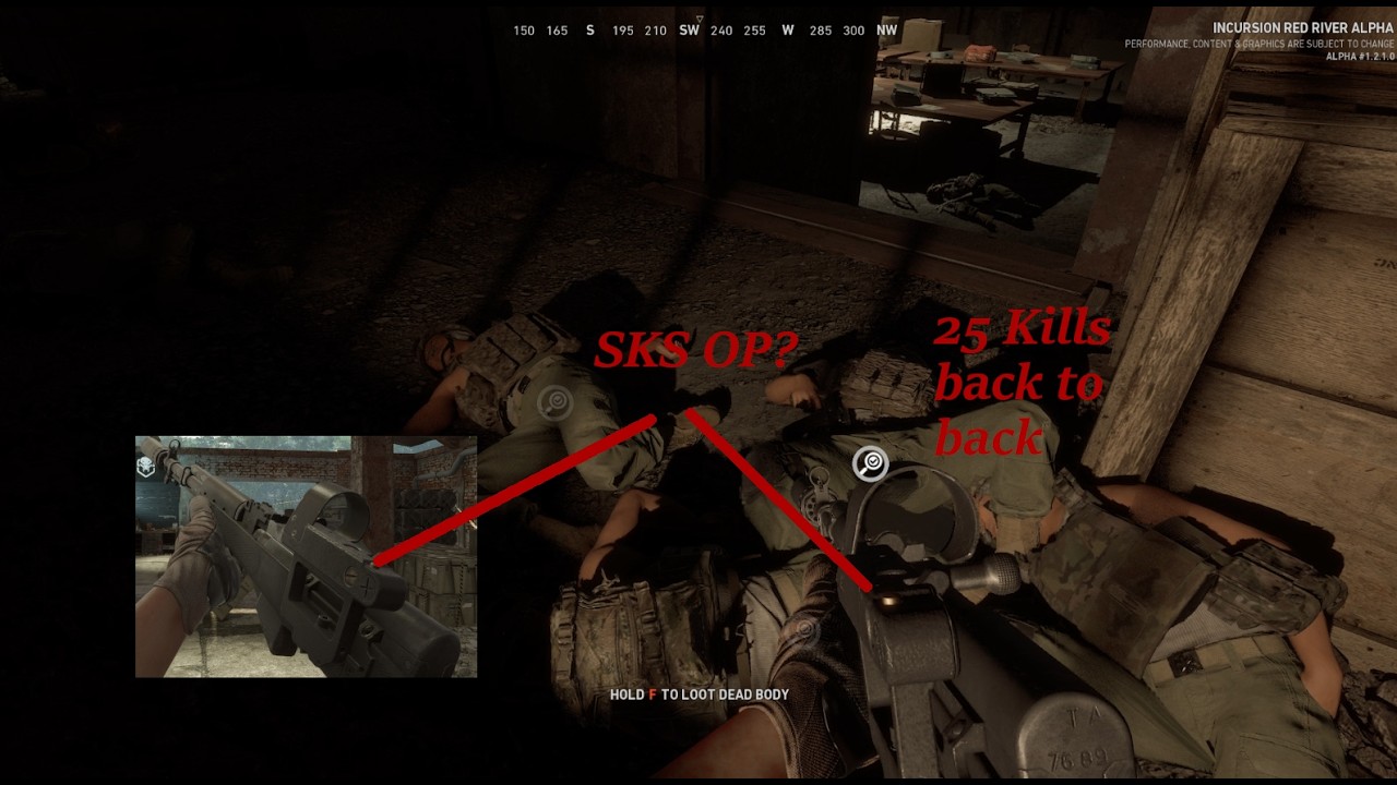 SKS OP?? 25 Kills Back to Back (INCURSION RED RIVER)