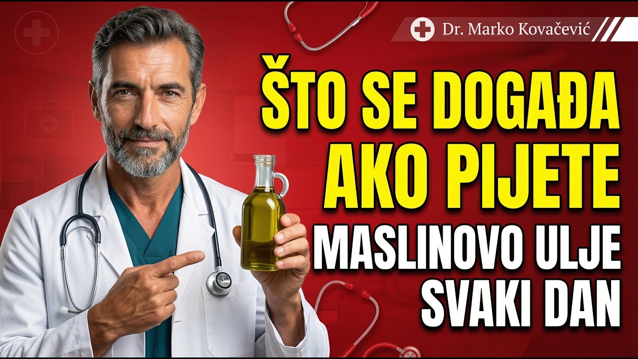 ŠTO SE DOGAĐA AKO PIJETE MASLINOVO ULJE SVAKI DAN NAKON 60? LIJEČNICI SU IZNENAĐENI