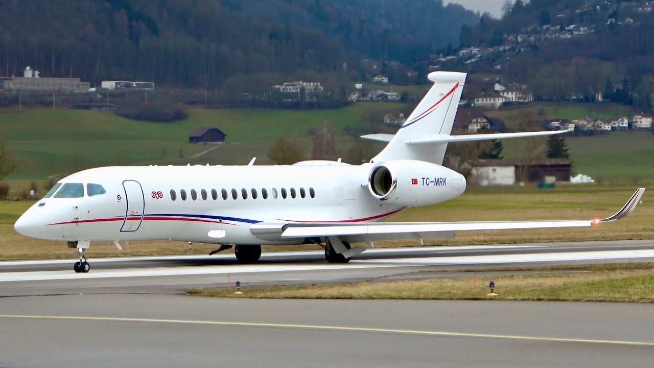 ✈️ Brand New Arrival: Dassault Falcon 6X Lands in Bern, Switzerland! 🇨🇭