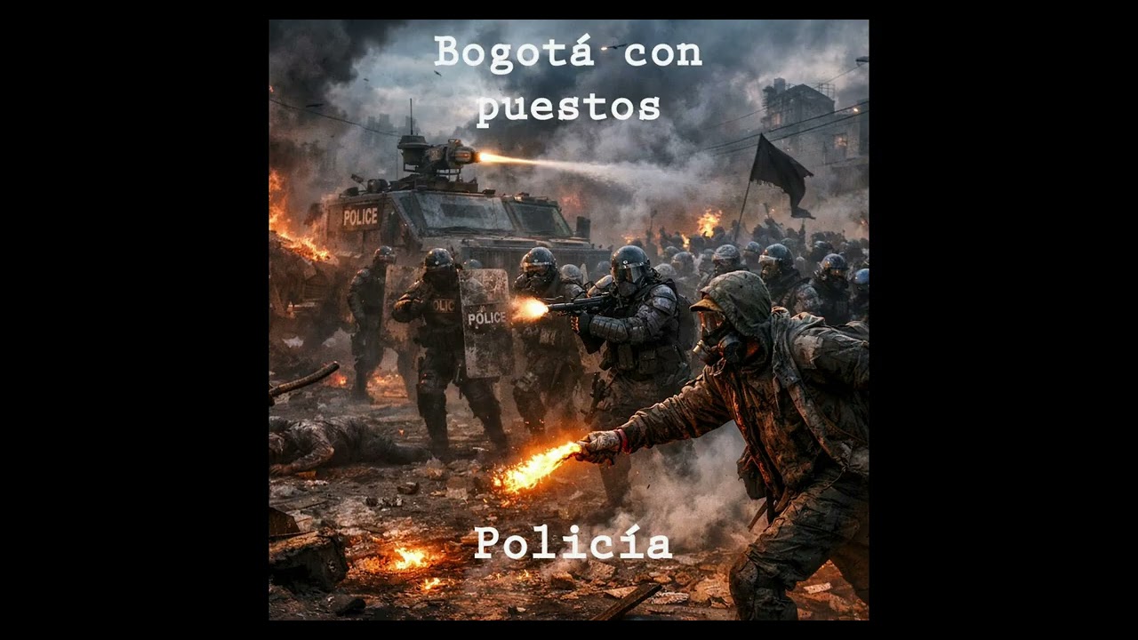 Policia - Bogotá con puestos