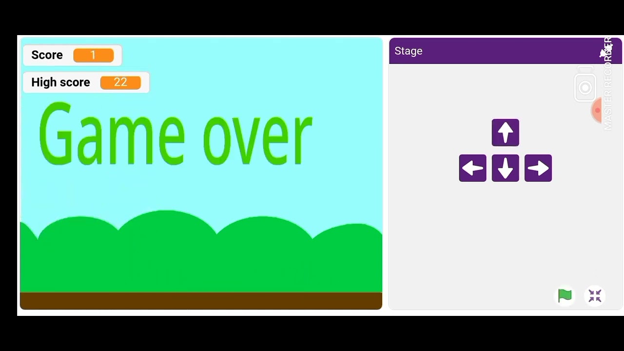 PictoBlox unicorn game project| playing the game|by SHRUTIKA 😉😊