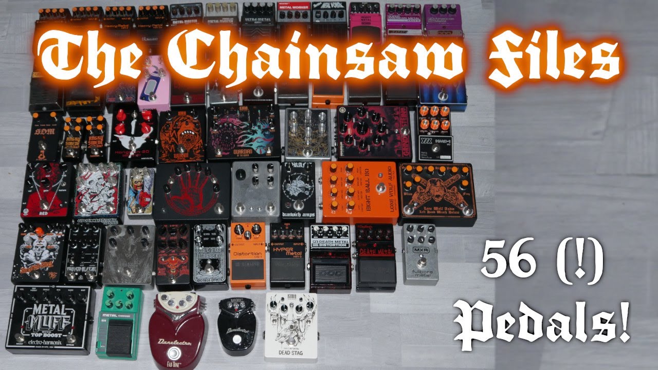 The Ultimate Boss HM-2 Chainsaw Pedal Comparison (over 50 Pedals!) 2021 Edition.