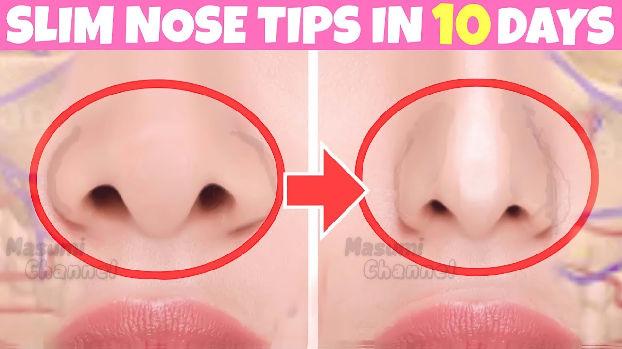 SLIM NOSE TIPS EXERCISES! Make Nose Tips Smaller, Sharper | Fix Fat, Round Nose