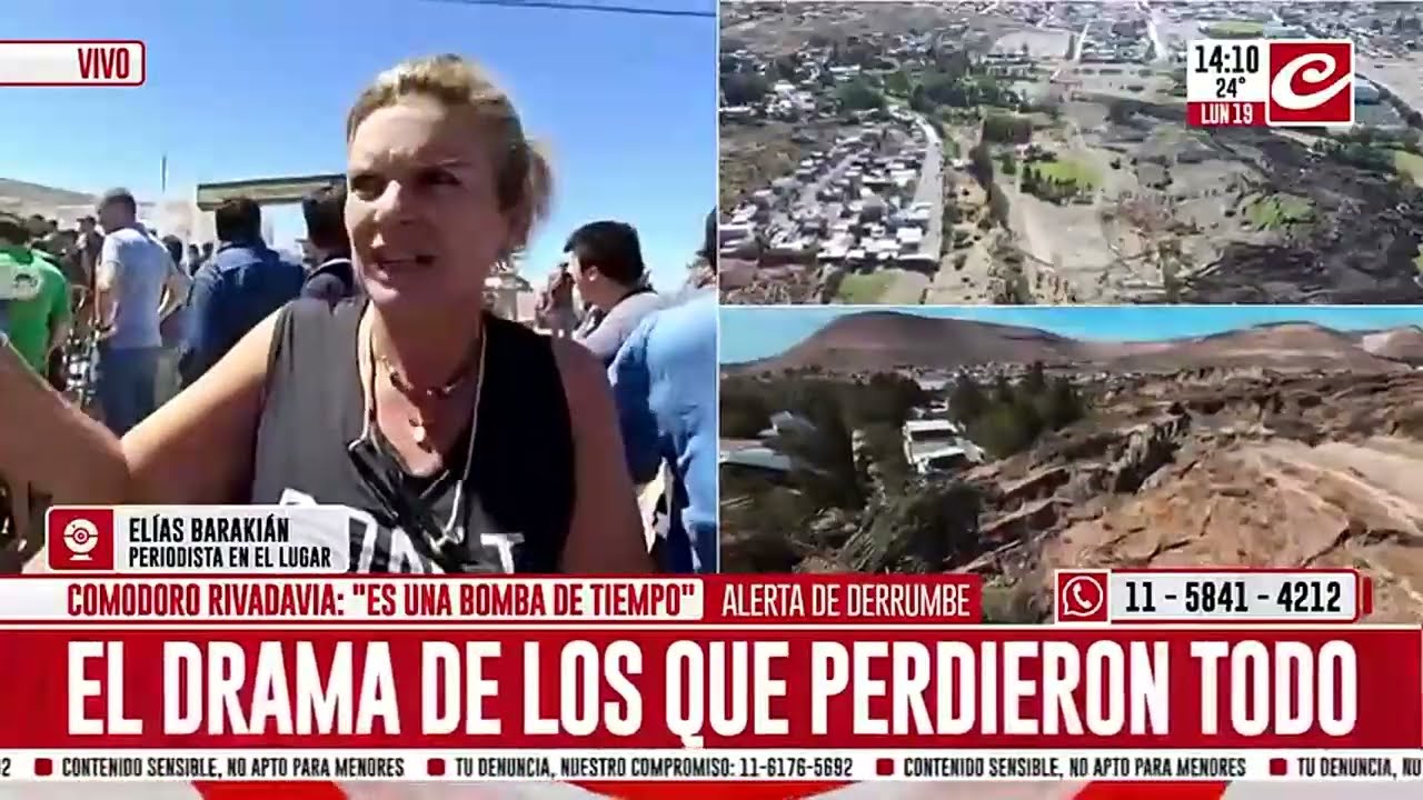 Un informe de 2002 ya advertía sobre la peligrosidad geológica en Comodoro Rivadavia