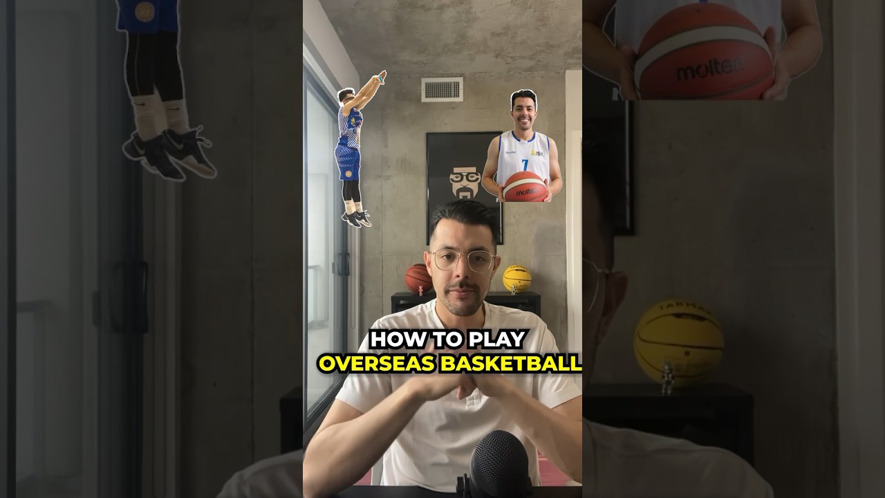 How To Play Overseas Basketball (Step-by-Step Guide in 1 Min) #shorts