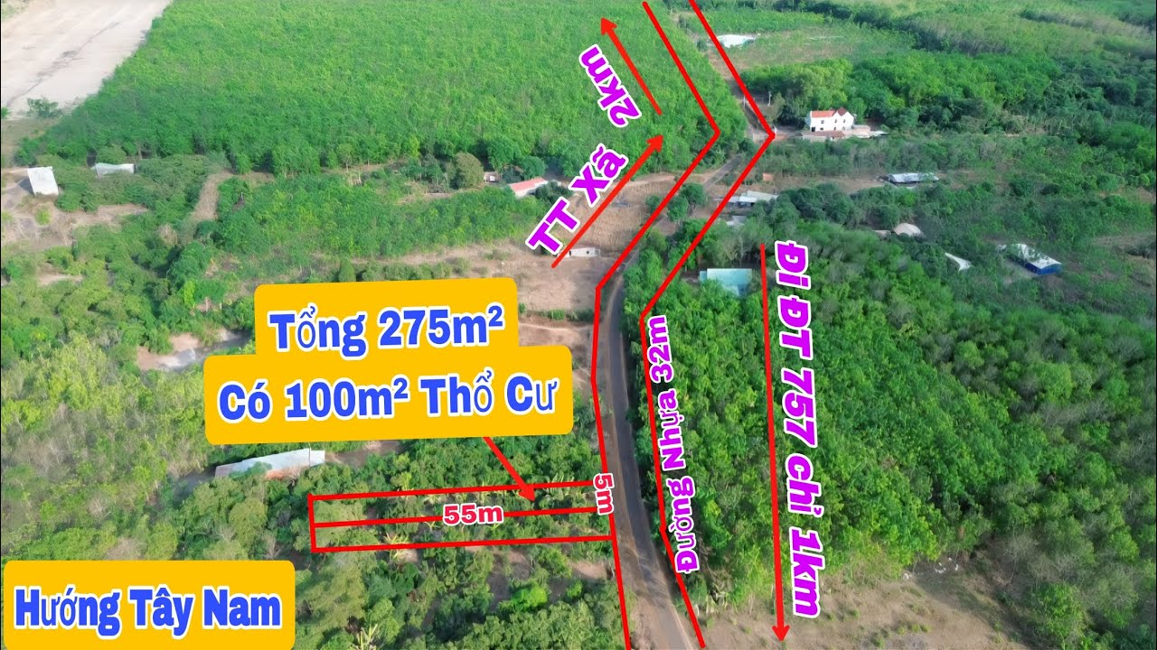 (80) 299TR | Dân đông cách DT 757 chỉ 1kmCách TT xã An Khương chỉ 2kmLH 0867251968 @bdsbinhphuoc
