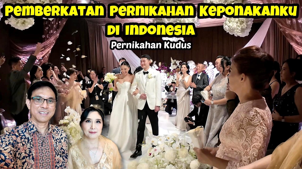 Pemberkatan Pernikahan Keponakanku Di Indonesia | Holy Matrimony (Pernikahan Kudus)