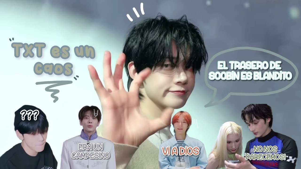 Los miembros de txt siendo caóticos en 2022