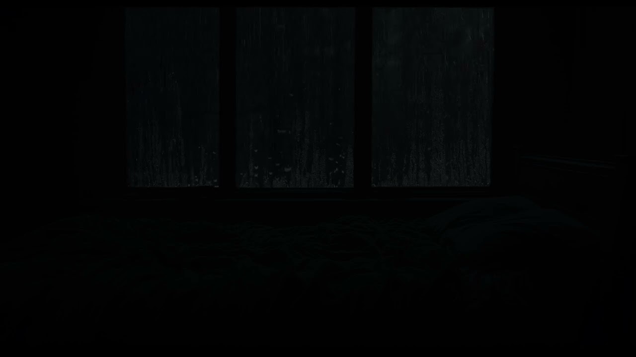 Rain Sounds For Sleeping - 99% Instantly Fall Asleep With Rain And Thunder Sound At Night