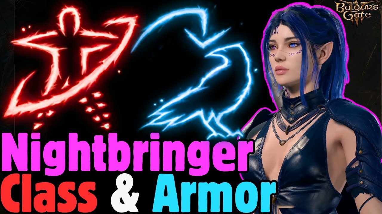 NIGHTBRINGER Armor, Weapon & Class Mod Build in Baldur's Gate 3