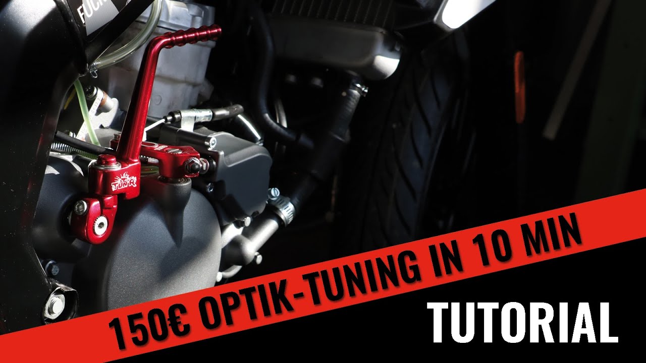150€ Optik-Tuning in unter 10 Minuten | Derbi Senda | Tutorial