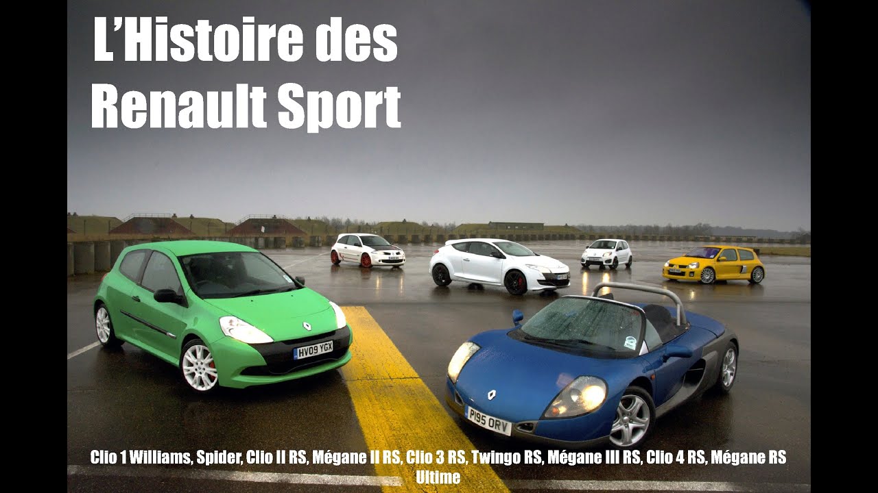 Renault Sport: les meilleurs sportives des 30 dernières années !