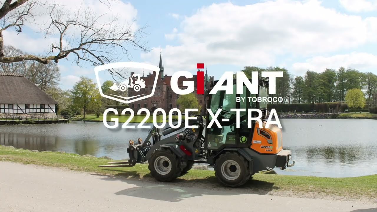 Maskinparken udvides med en Giant G2200E X-TRA Minilæsser hos Egeskov Slot
