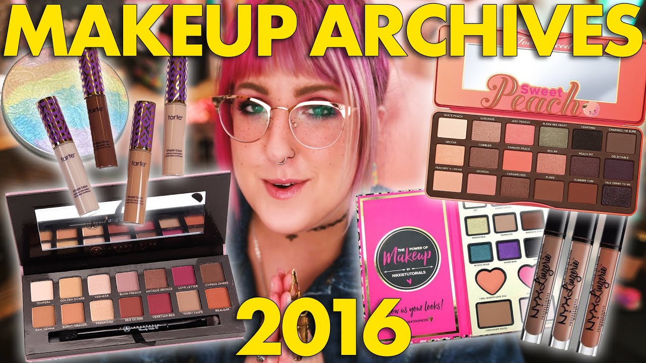 THE MAKEUP ARCHIVES 2016  |  Rainbow highlighters, Tarte Shape Tape and MODERN RENAISSANCE