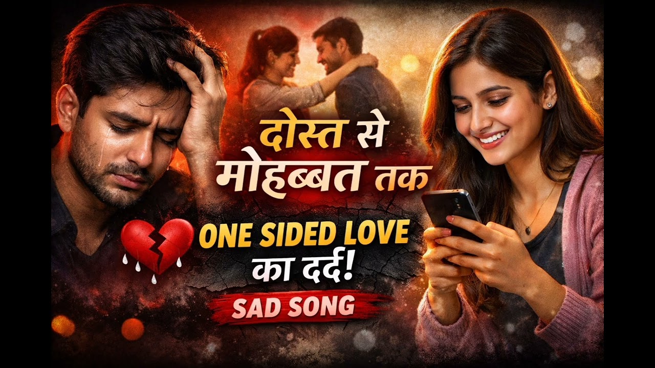 Dost Se Mohabbat Tak 💔 | One Sided Love Sad Song | Dard Bhara AI Generated Song 2026