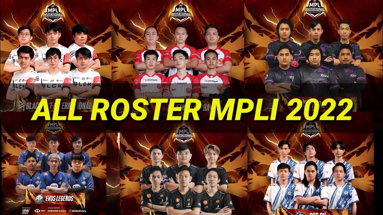 ALL ROSTER + SCHEDULE 20 TEAM MPLI 2022 | MPL Invitational 2022