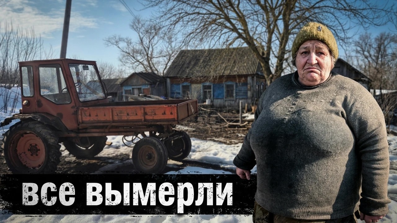 Изгой в заброшенной деревне который счастливее нас с вами!  Орловская обл Должанский р/н д.Новый Тим