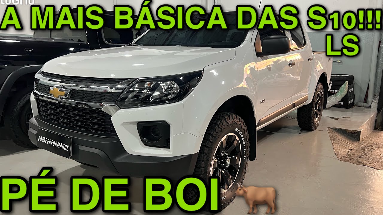 CHEVROLET S10 LS 2023 + PROJETOS MS PERFORMANCE